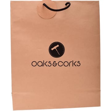 A3 Brown bag with black logo-- two sides prin