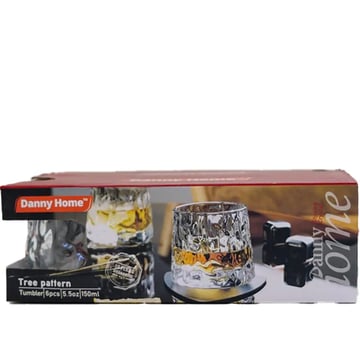 6pcs Danny Home Whisky Glass