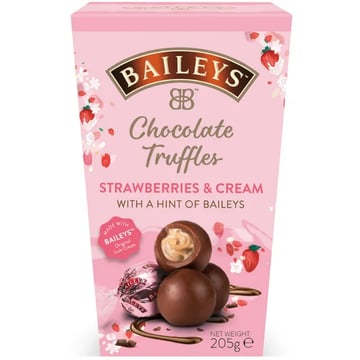 Baileys Strawberry & Cream Twist Wrapped Truffles 200G