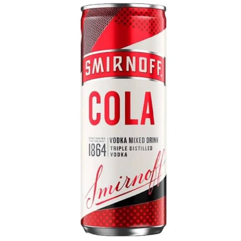 Smirnoff Vodka & Cola 330ml