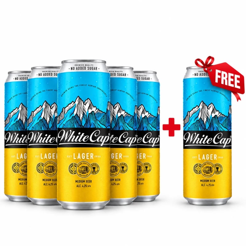 OKTOBA-FEST White Cap 500ml Buy 5 Get 1 Free