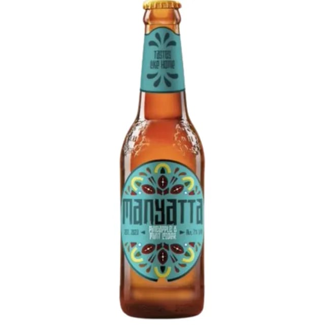 Manyatta Cider Pineapple & Mint Bottle 330ml