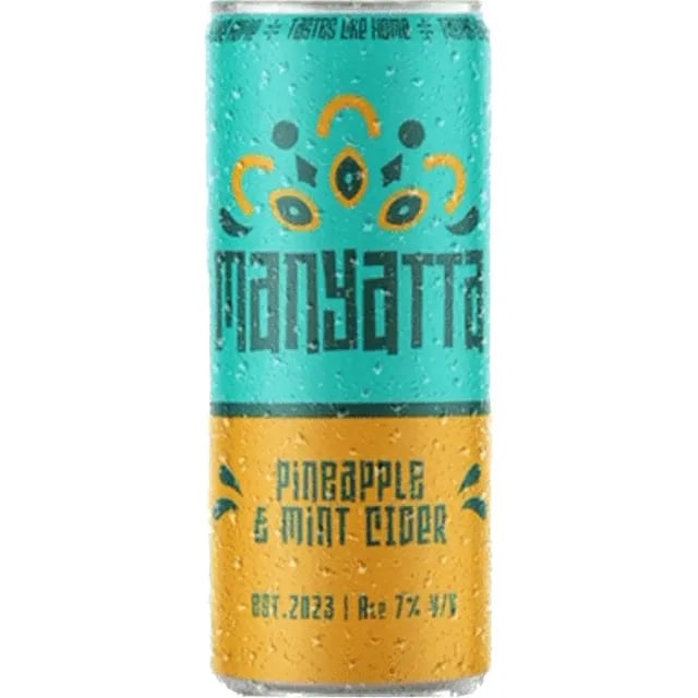 Manyatta Cider Pineapple & Mint Can 330ml