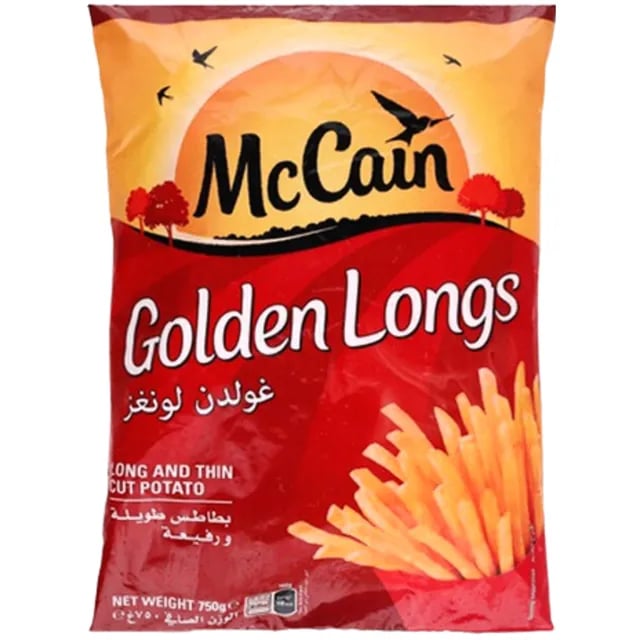 Mccain Golden Long Frozen Fries 750g