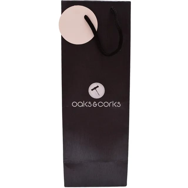 Wine bags-Black with white logo- two sides print