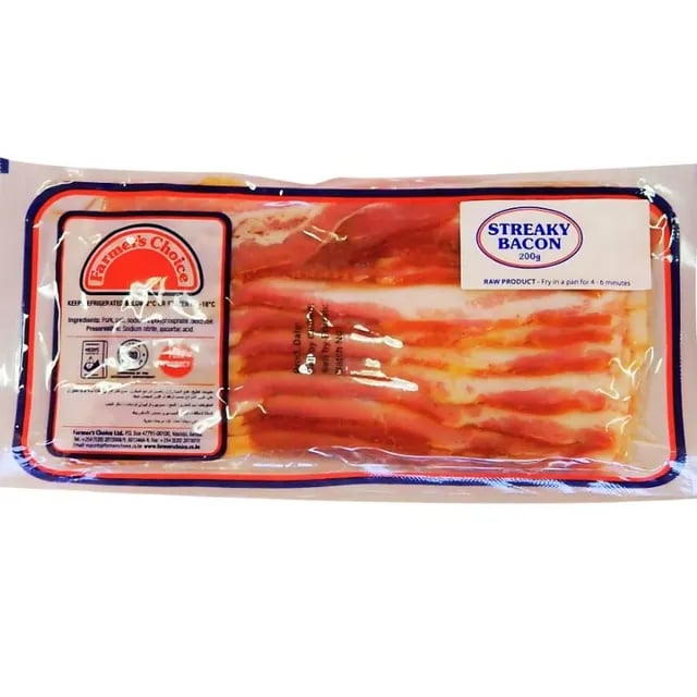 Farmers Choice Pork Bacon (Halal) 200g