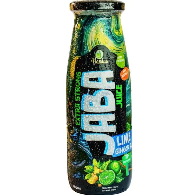 Handas Premium Jaba Juice Lime Ginger Ale (Extra Strong) 450ml