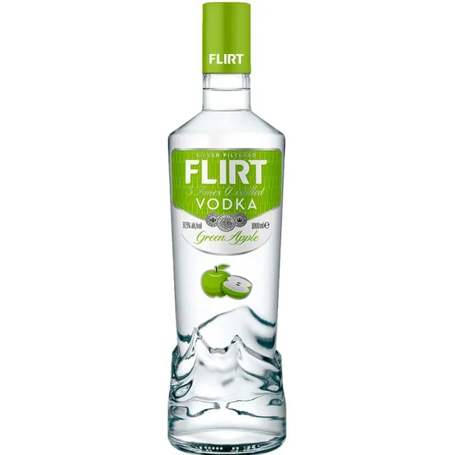 Flirt Vodka Green Apple 1L