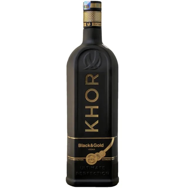 KHOR Black & Gold Vodka 1L