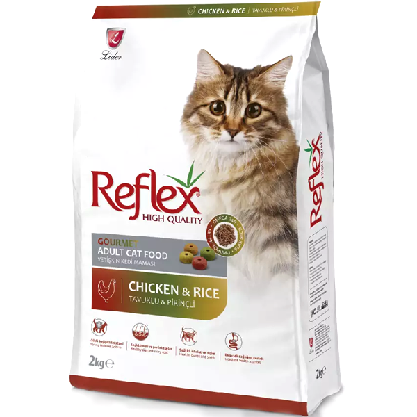 Reflex Adult Cat Food Chicken & Rice 2kg
