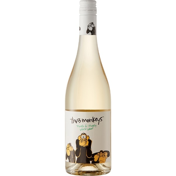 Thr3 Monkeys White 75cl