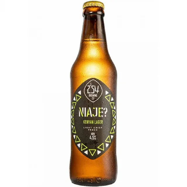 254 Niaje Kenyan Lager 330ml (Returnable Bottles)