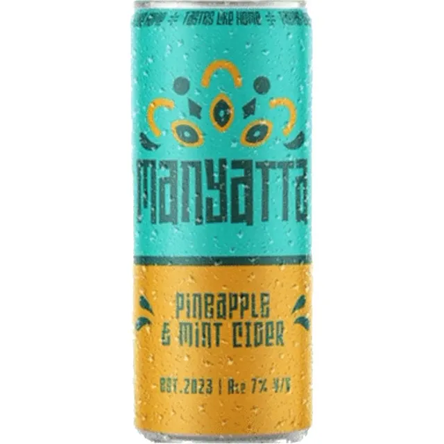 Manyatta Cider Pineapple & Mint Can 330ml