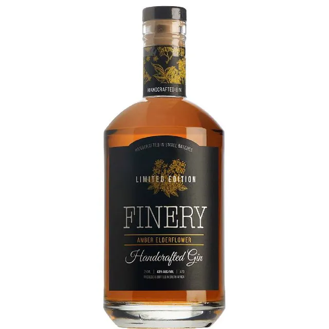 Finery Amber Elder Flower Gin 750ml