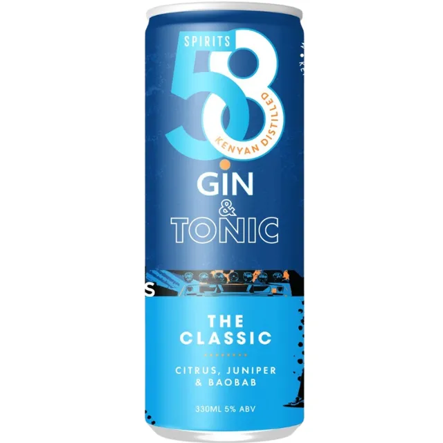 5.8 Gin & Tonic The Classic 330ML