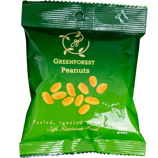 Green Forest Roasted And Salted Peeled Peanuts 100g