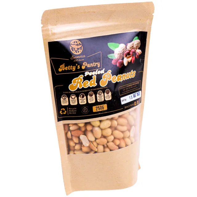 Betty’s Pantry Roasted Peanuts (peeled)– 250g