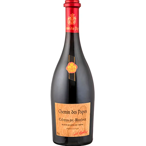 Chemin des Papes Cote du Rhone brown label (Élevé en Fûts de Chêne) 75cl